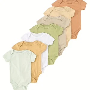 7pcs Infant Bodysuit Set