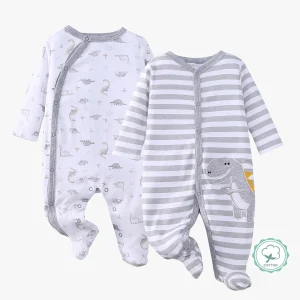 Footed Romper for Baby Boys